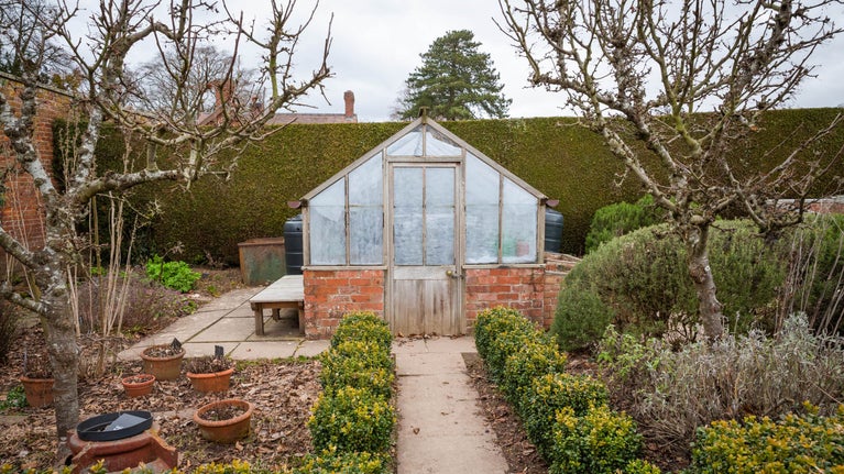 Winter - Greenhouse in the Walled Garden at Berrington Hall